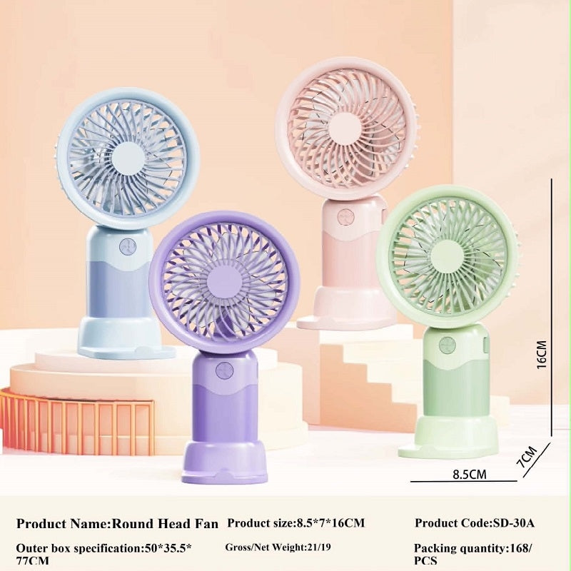 Ventilateur Portable Rechargeable avec support téléphone