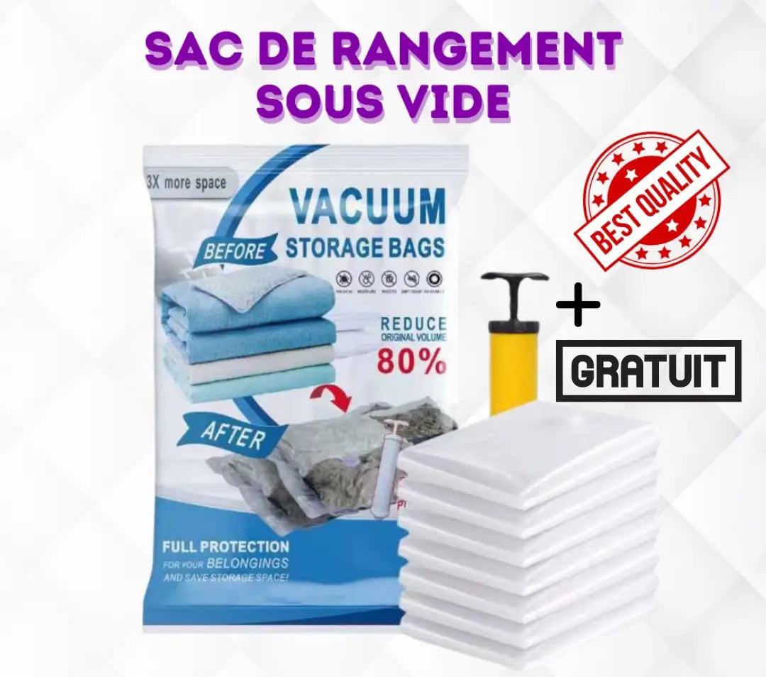 Sacs de Rangement Sous Vide